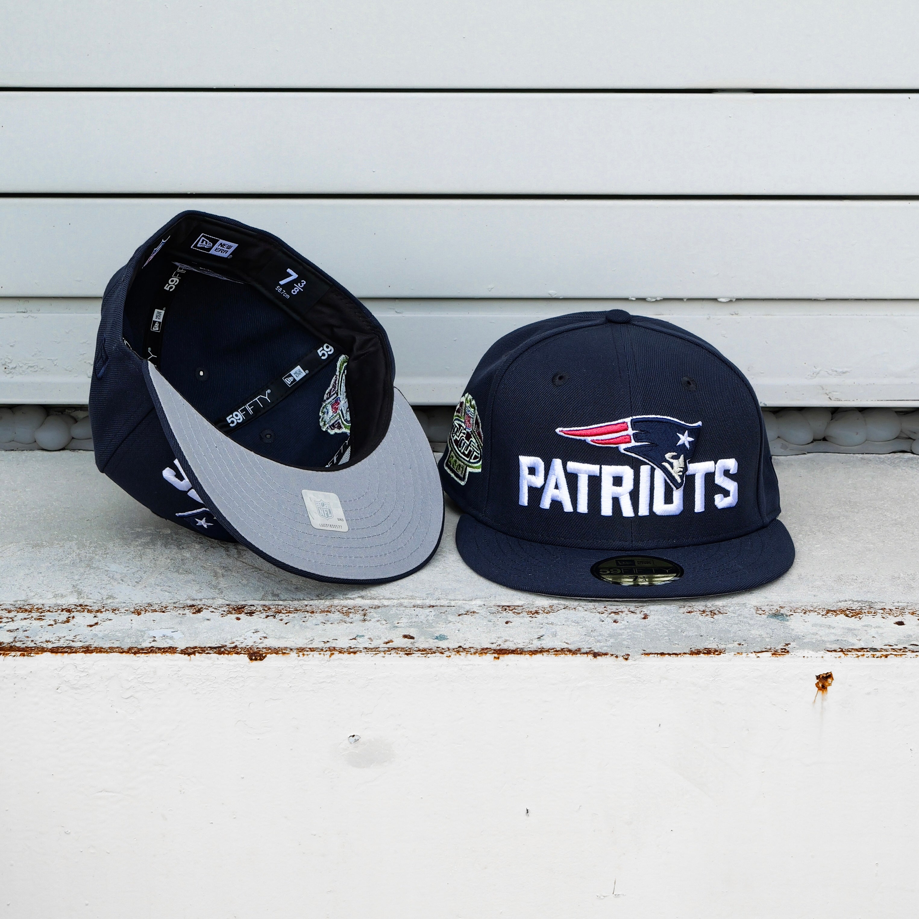 New Era New England Patriots 2001 Draft Side Patch Fitted - New Era