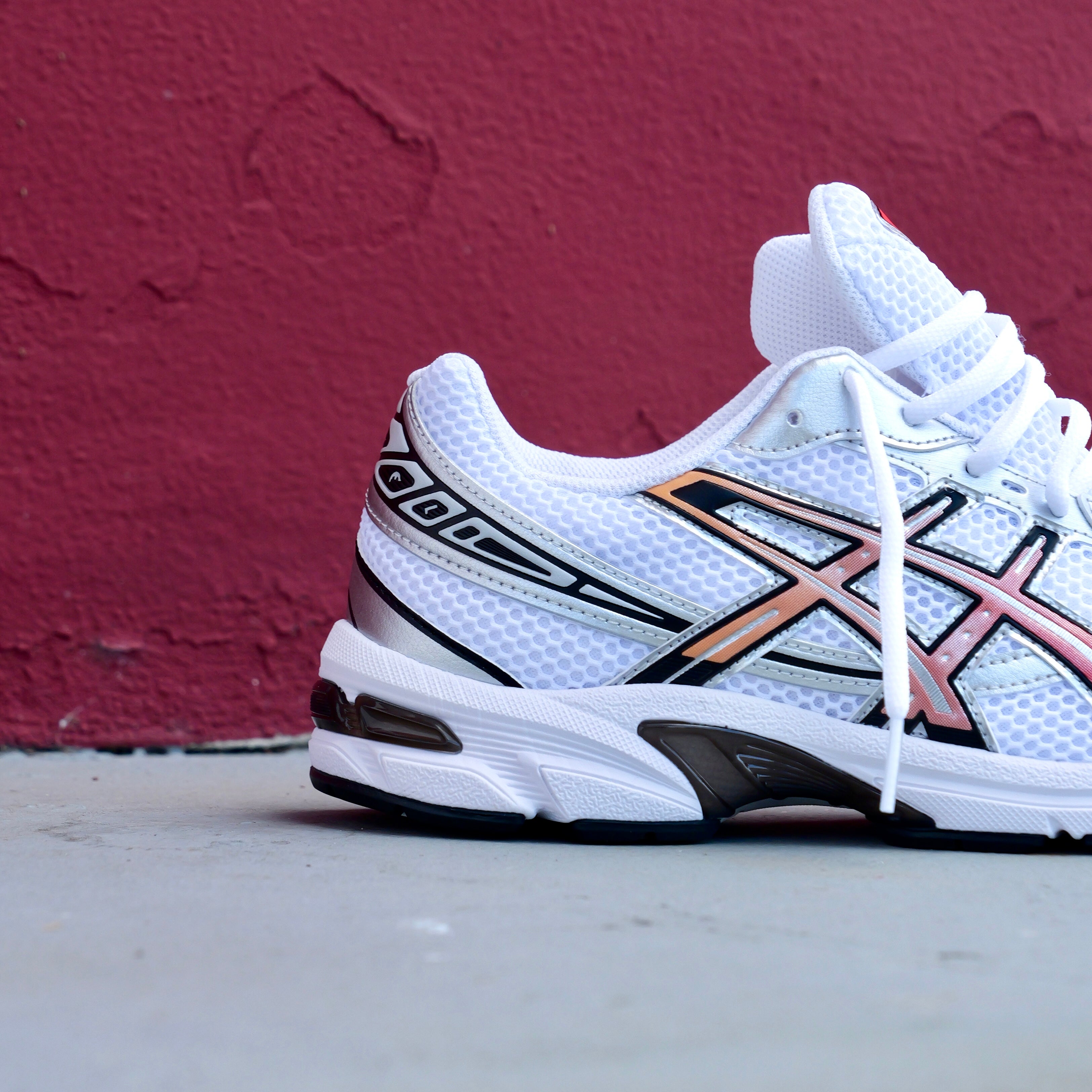 Mens Asics Gel-1130 (White/Red Snapper) - Asics