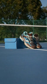 Mens Saucony x FootPatrol ProGrid Omni 9 (Blue/Brown)