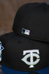 New Era Minnesota Twins 1965 All-Star Game Grey UV (Black/Oceanside Blue) 59Fifty Fitted