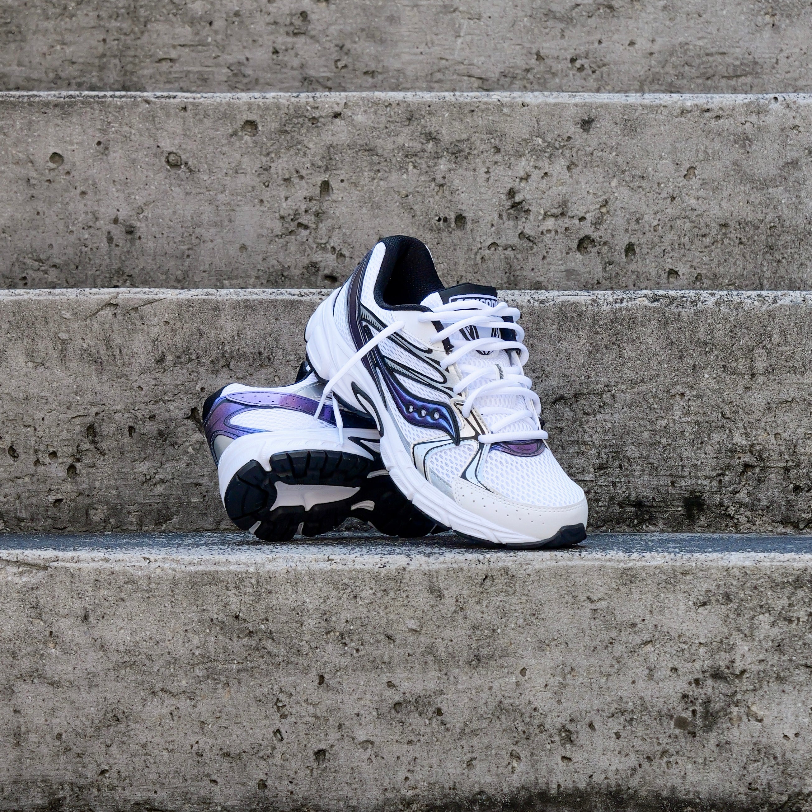 Mens Saucony Ride Millennium (White/Nightsky) - Saucony