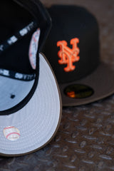 New Era New York Mets 50th Anniversary Grey UV (Black/Walnut) 59Fifty Fitted