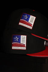 New Era Houston Astros 2000 Inaugural Season Side Patch Fitted (Black/Red)