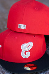 New Era Chicago White Sox Grey UV (Fire Red/Black) 59Fifty Fitted