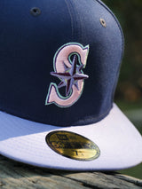 New Era Seattle Mariners 30th Anniversary Grey UV (Navy/Lavender) 59Fifty Fitted