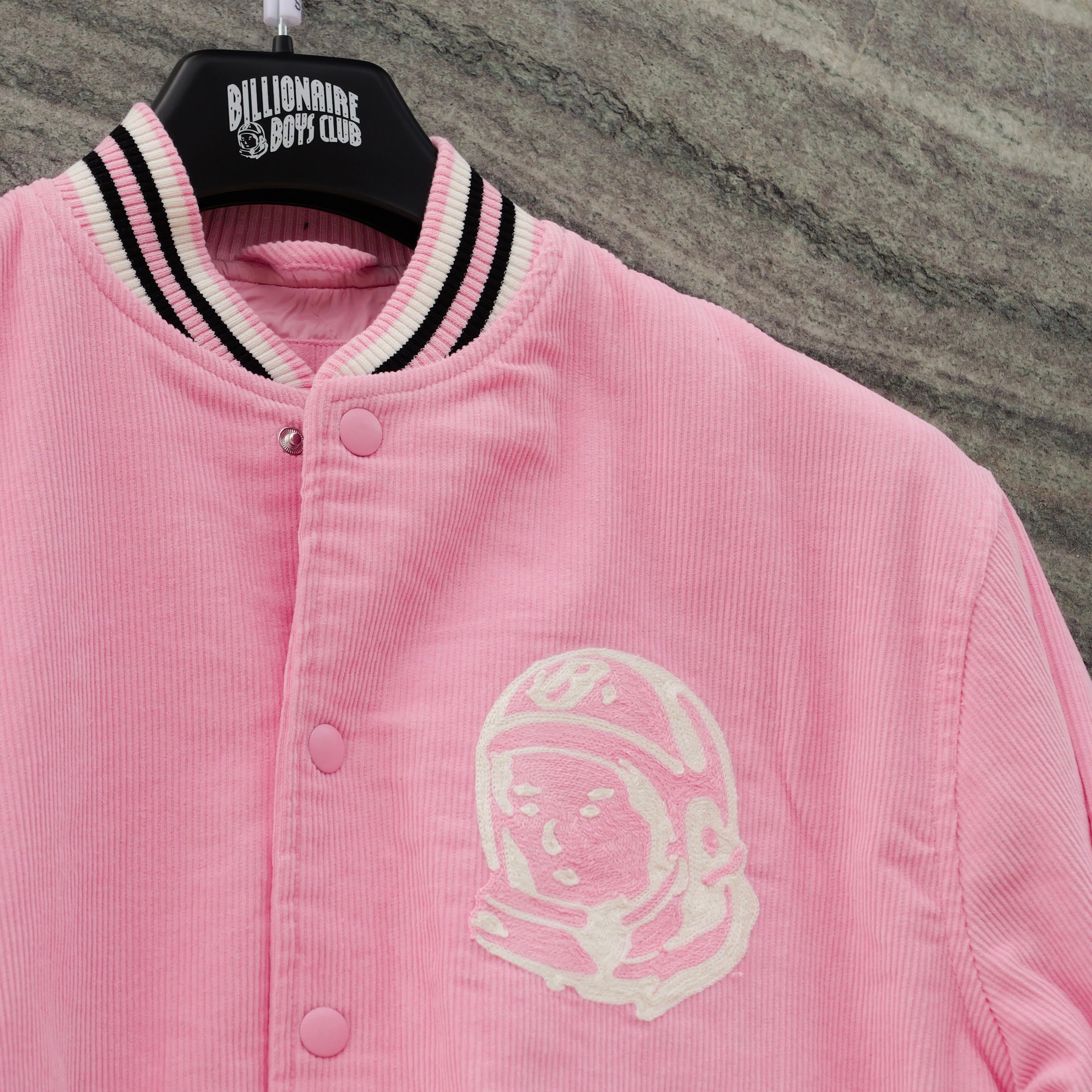 Billionaire Boys Club "Space Station" Corduroy Jacket (Candy Pink) - Billionaire Boys Club