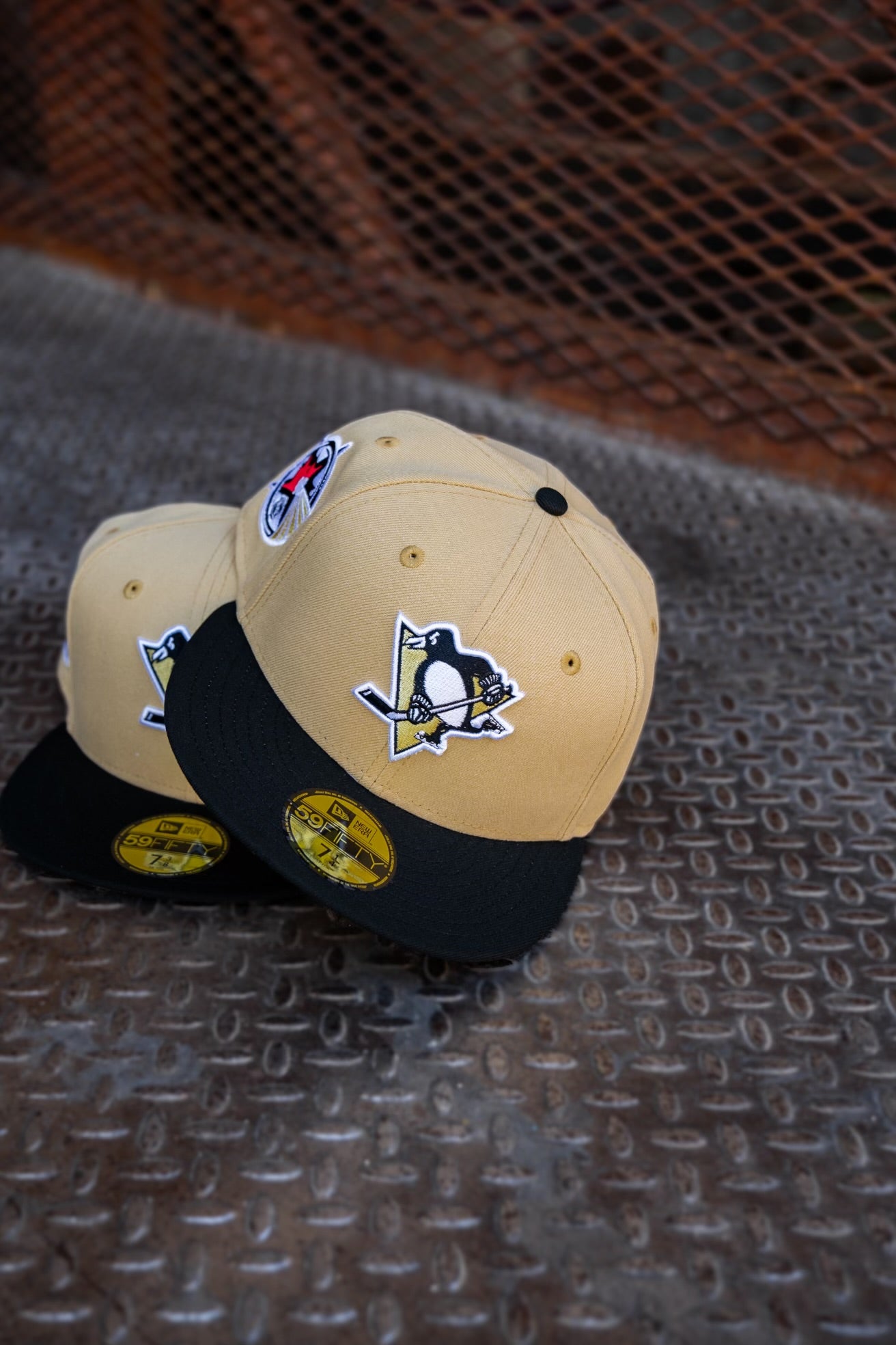 New Era Pittsburgh Penguins Maple Leafs ASG Grey UV (Vegas Gold/Black) 59Fifty Fitted