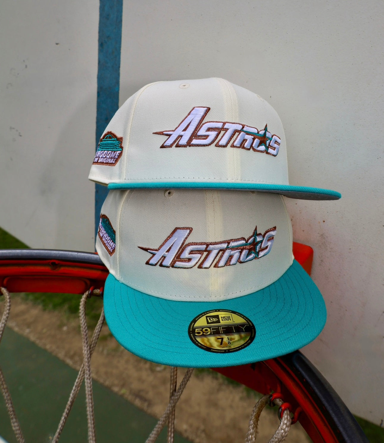 New Era Houston Astros Astrodome The Original Side Patch Fitted - New Era