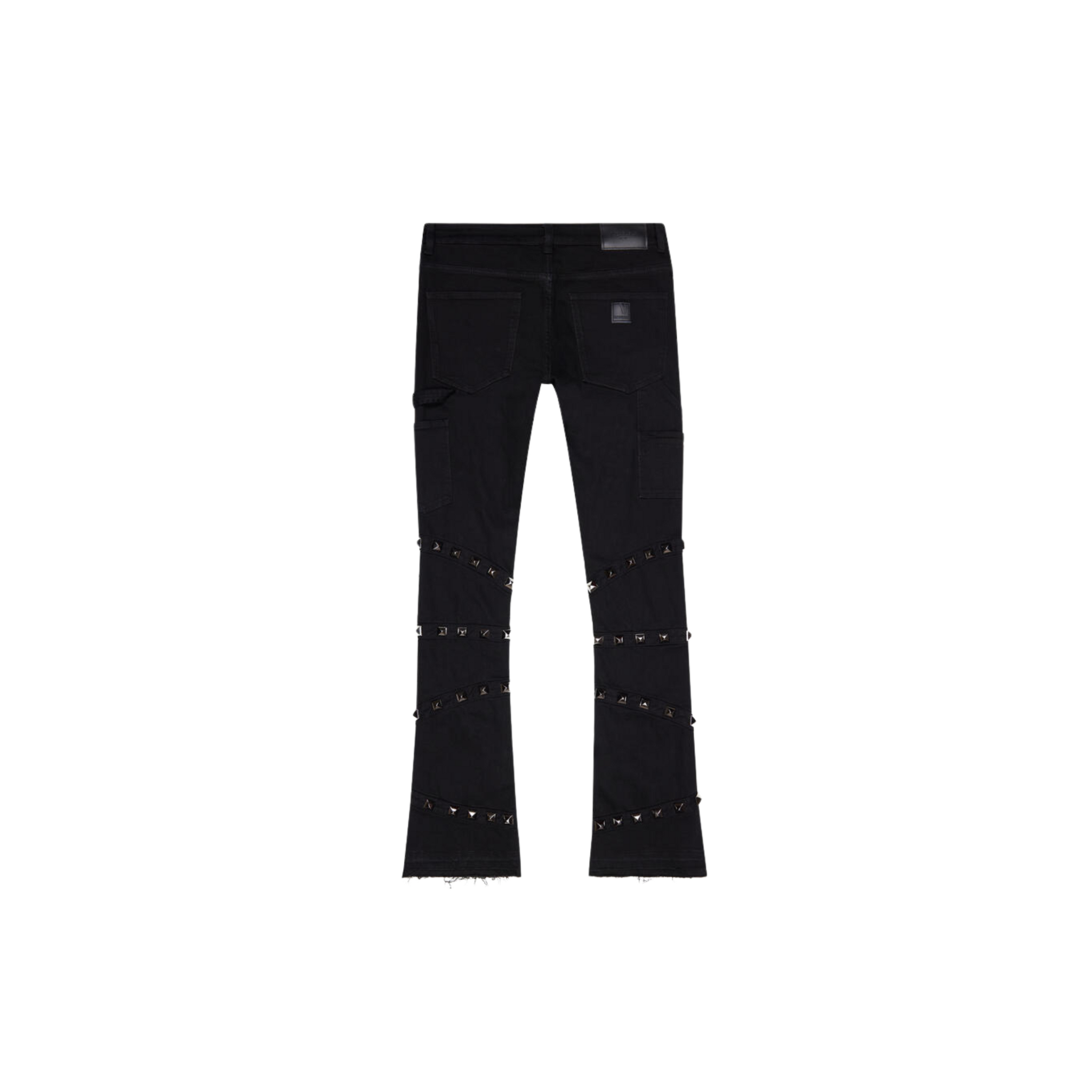 Valabasas "Pyrgos" Stacked Denim (Black) - VALABASAS