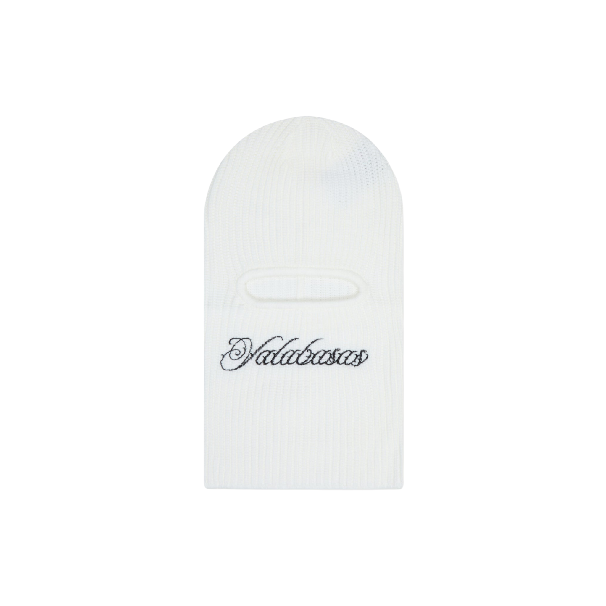 Valabasas "Daheya" Ski Mask (White) - VALABASAS