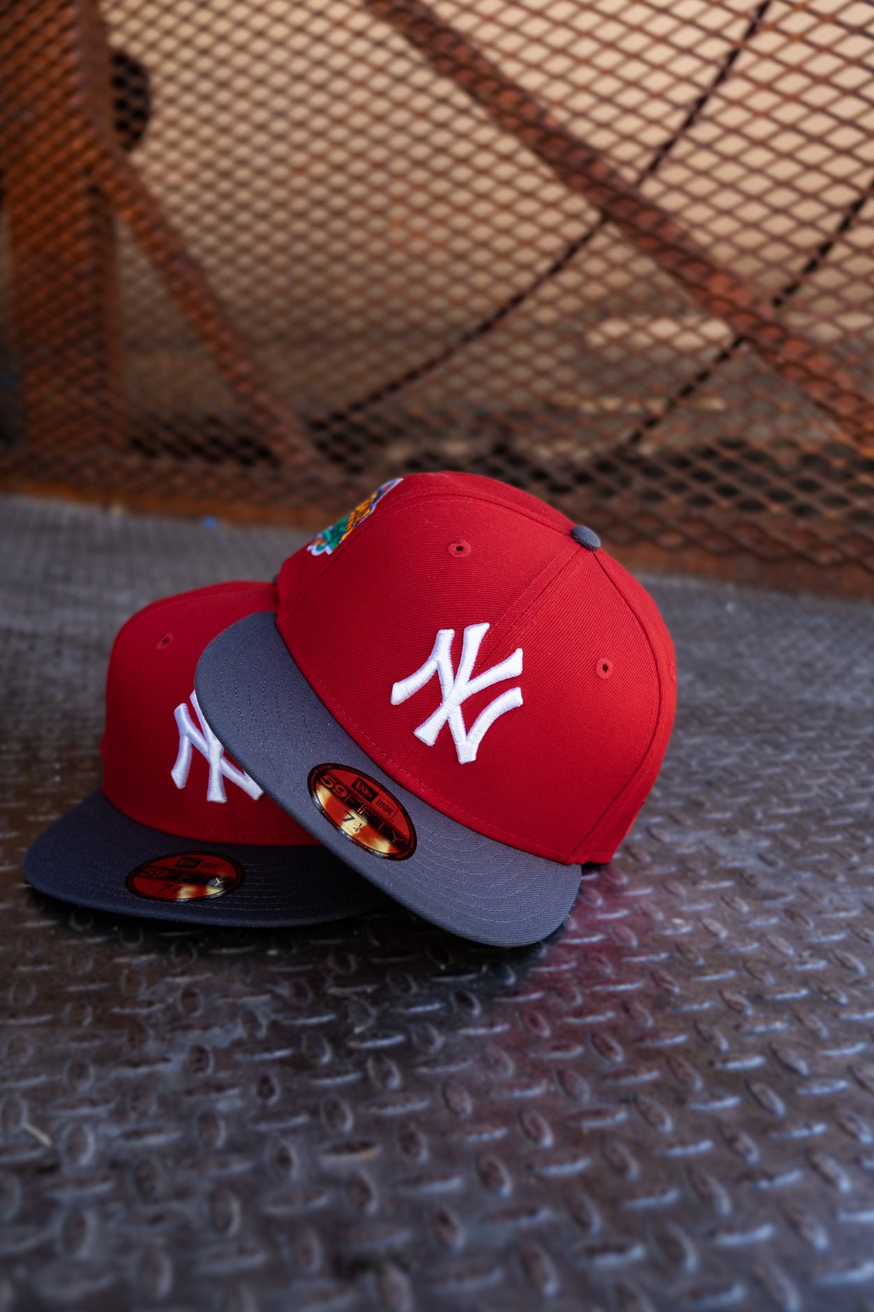 New Era New York Yankees 1999 World Series Green UV (Red/Graphite) 59Fifty Fitted