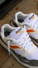 Mens Saucony Grid Shadow 2 Essential (White/Grey)