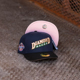 New Era Arizona Diamondbacks 2001 World Series Pink UV (Navy/Black) 59Fifty Fitted
