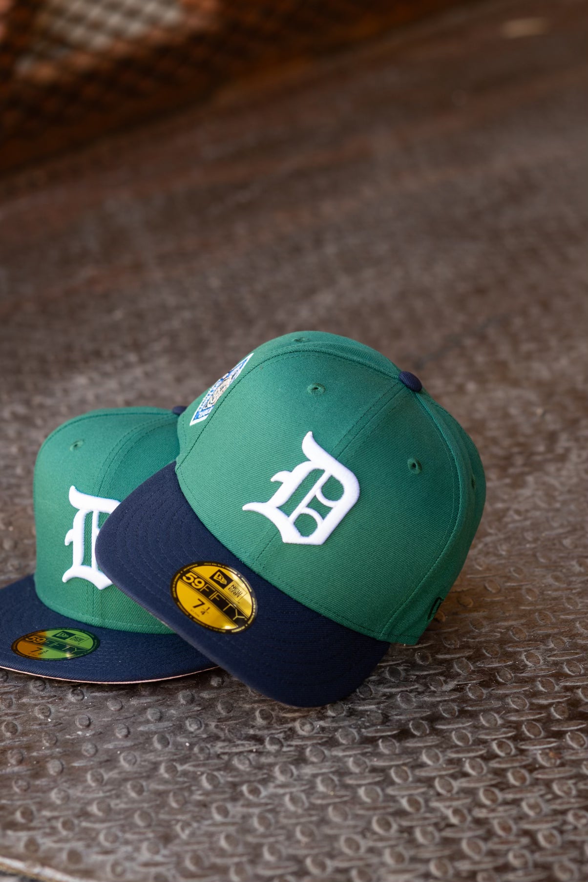 New Era Detroit Tigers 1945 World Series Pink UV (Green/Navy) 59Fifty Fitted