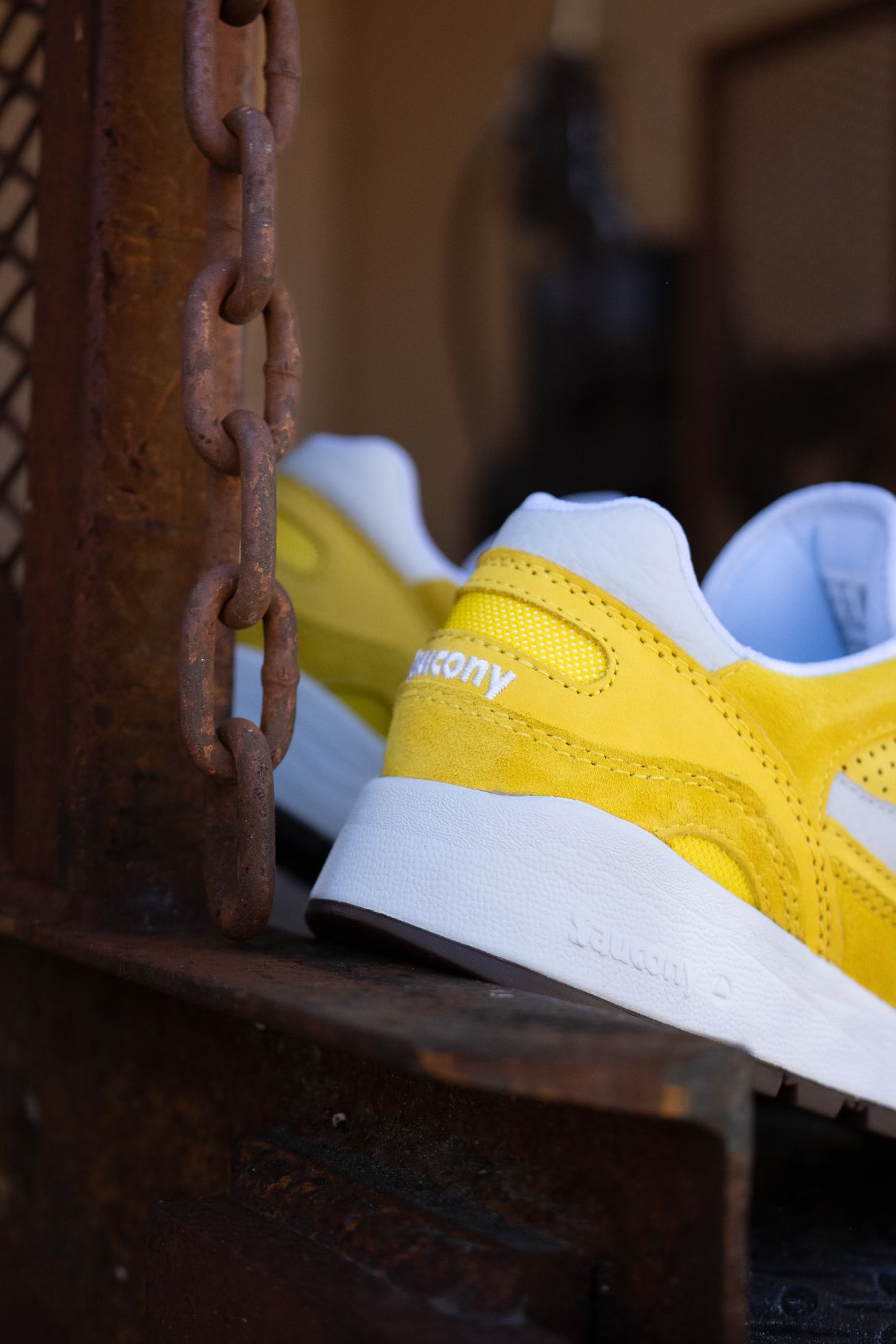 Mens Saucony Shadow 6000 Ivy Prep (Yellow/White)- S70802-2 - Saucony