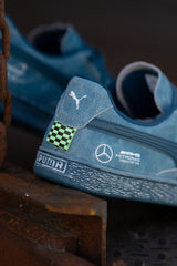 Puma Mercedes-AMG Petronas F1® Team Crews Go Summer Suede T (Ocean Tropic) - Puma