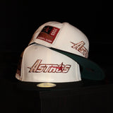 New Era Houston Astros 2000 Inaugural Season Side Patch Fitted (Off White/Black)
