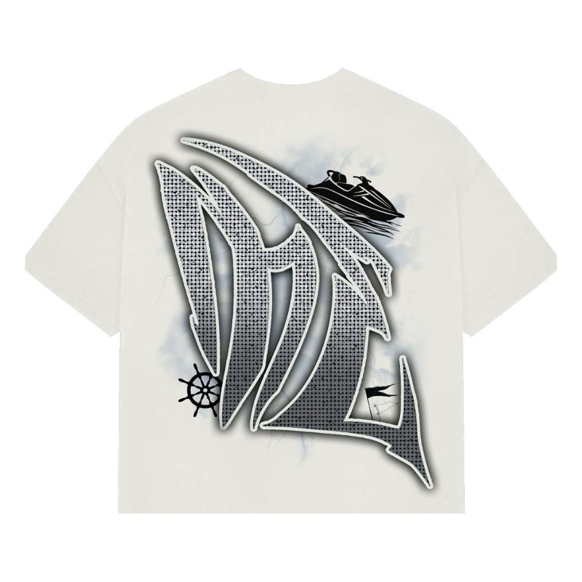 Mixed Emotion 'Jetski' Rhinestone Tee - Mixed Emotion