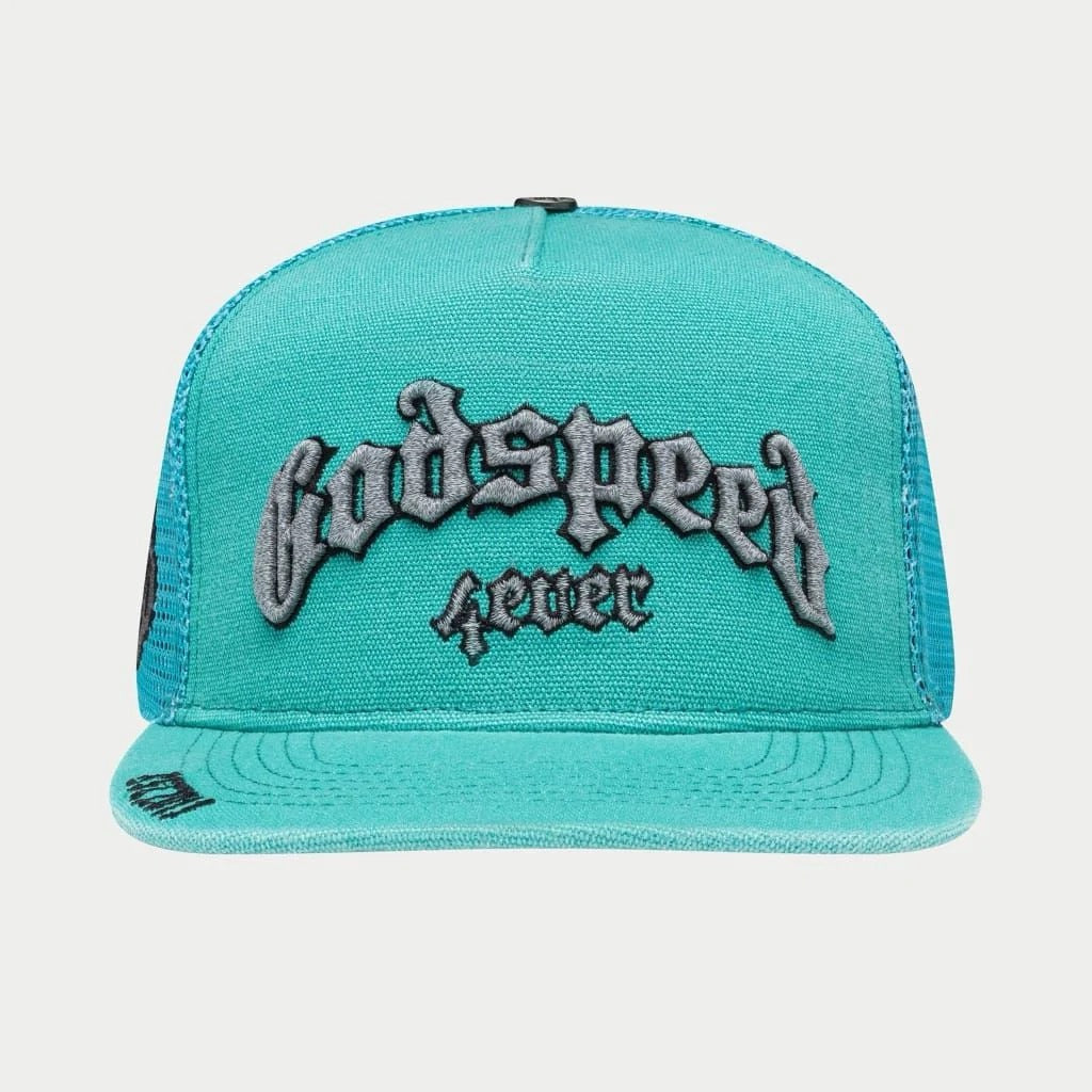 Godspeed GS Forever Trucker Hat (Teal) - Godspeed