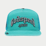 Godspeed GS Forever Trucker Hat (Teal) - Godspeed