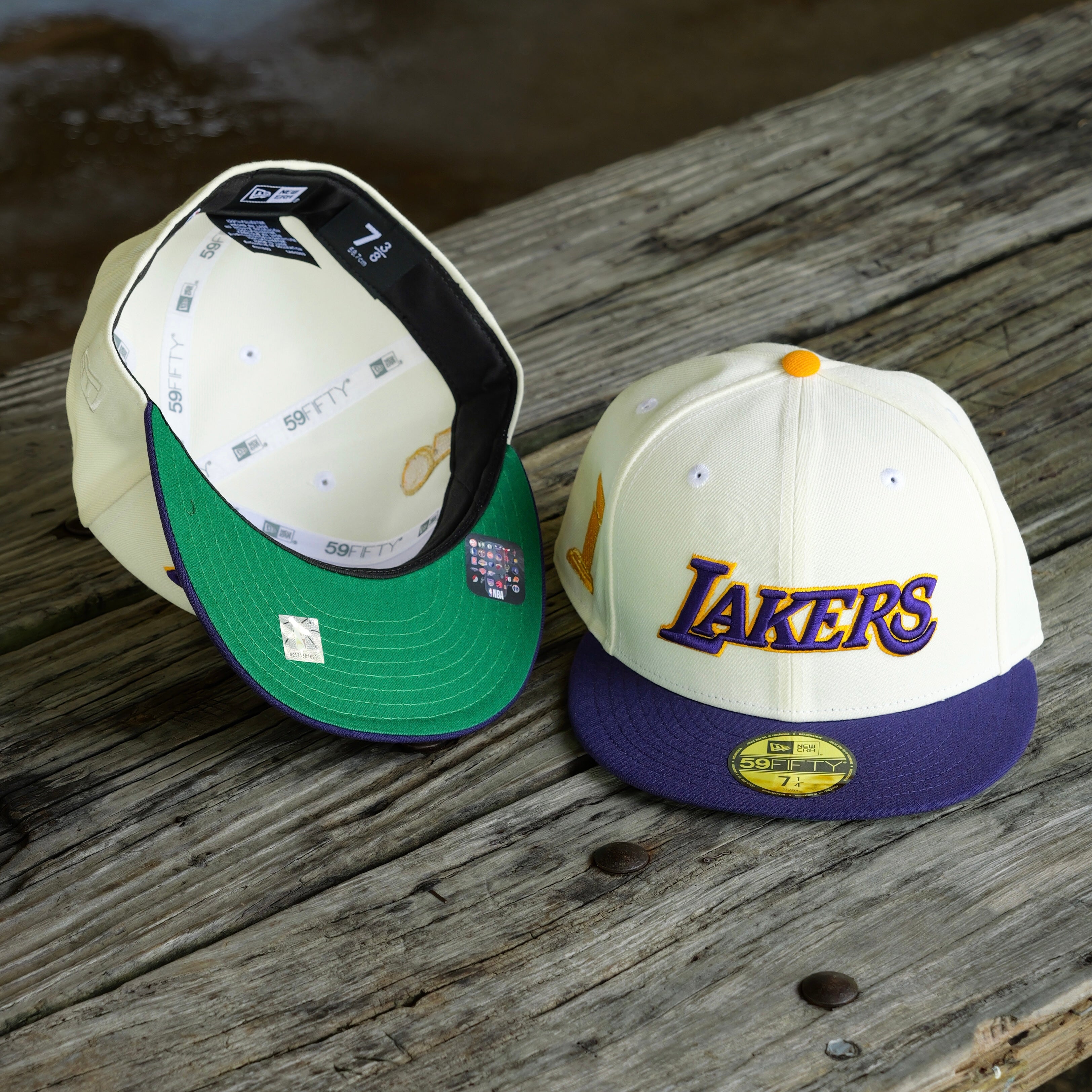 New Era Los Angeles Lakers NBA Trophy Side Patch Fitted - New Era