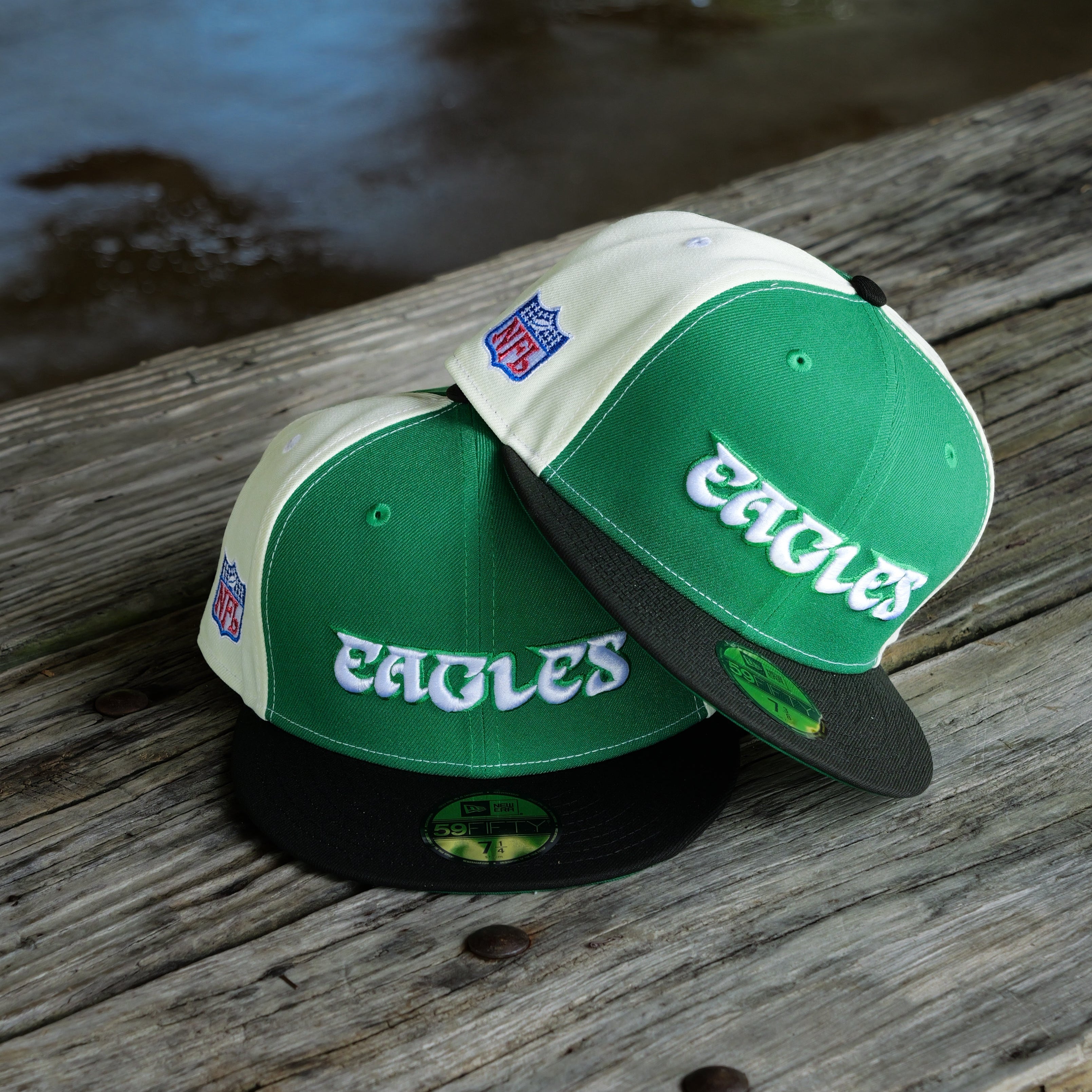 New Era Philadelphia Eagles NFL logo Side Patch Fitted - New Era