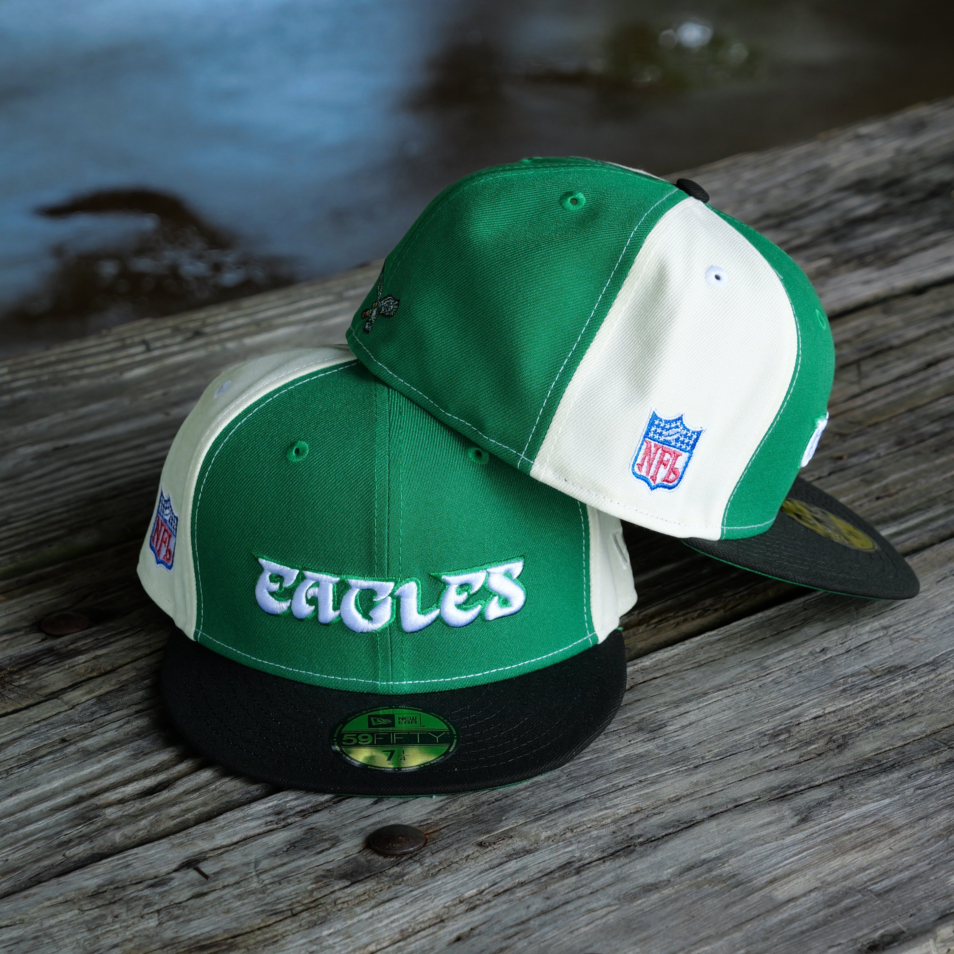 New Era Philadelphia Eagles NFL logo Side Patch Fitted - New Era