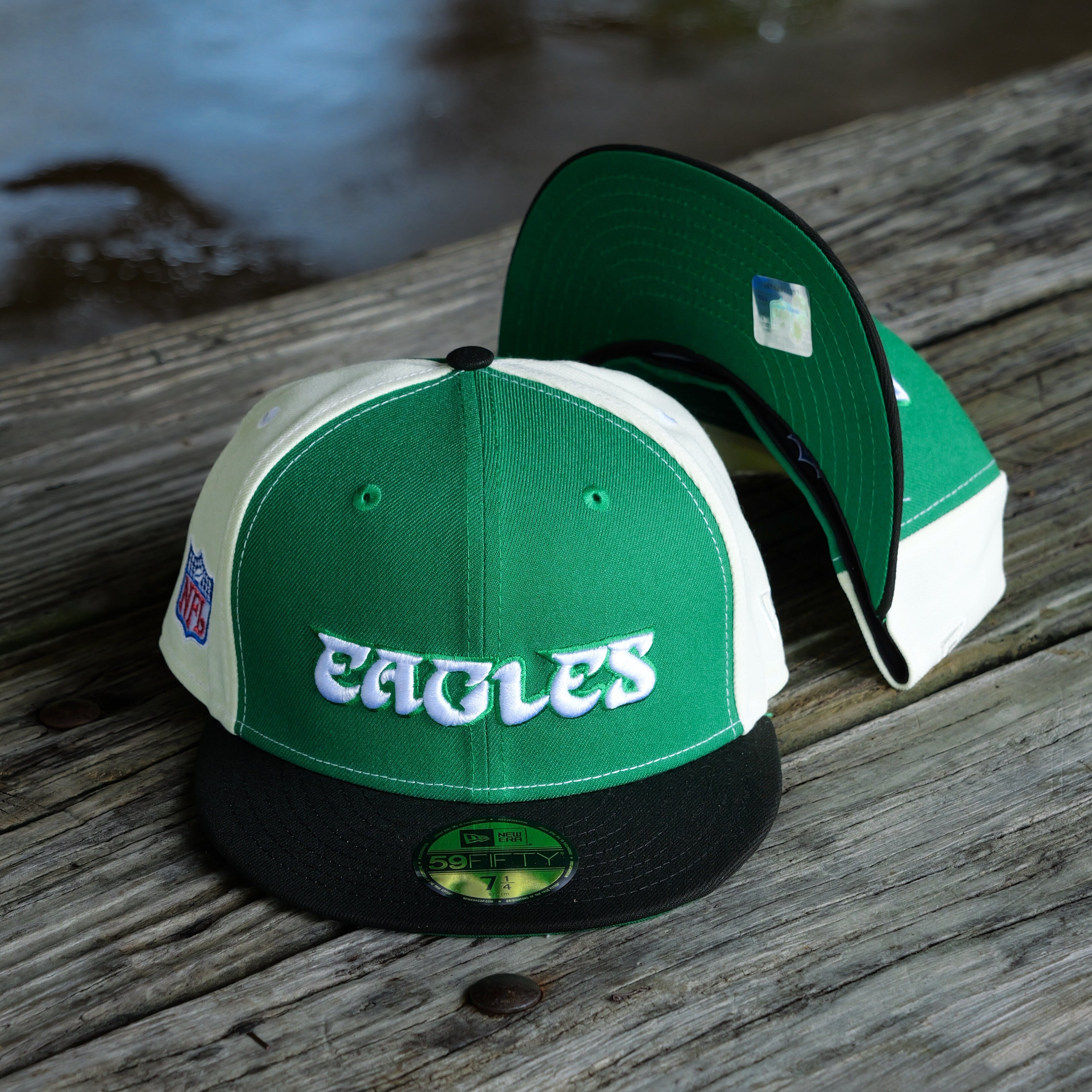 New Era Philadelphia Eagles NFL logo Side Patch Fitted - New Era