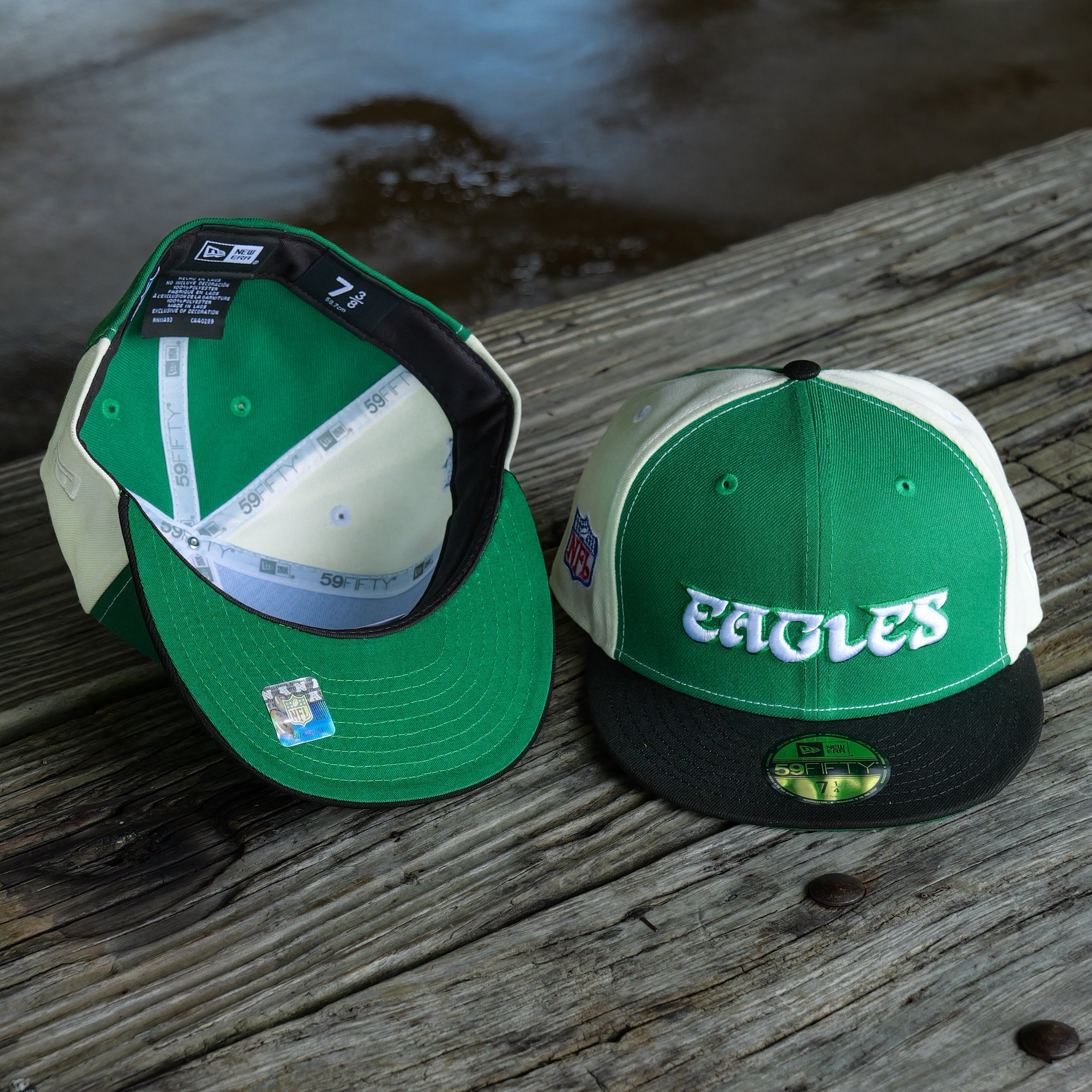 New Era Philadelphia Eagles NFL logo Side Patch Fitted - New Era