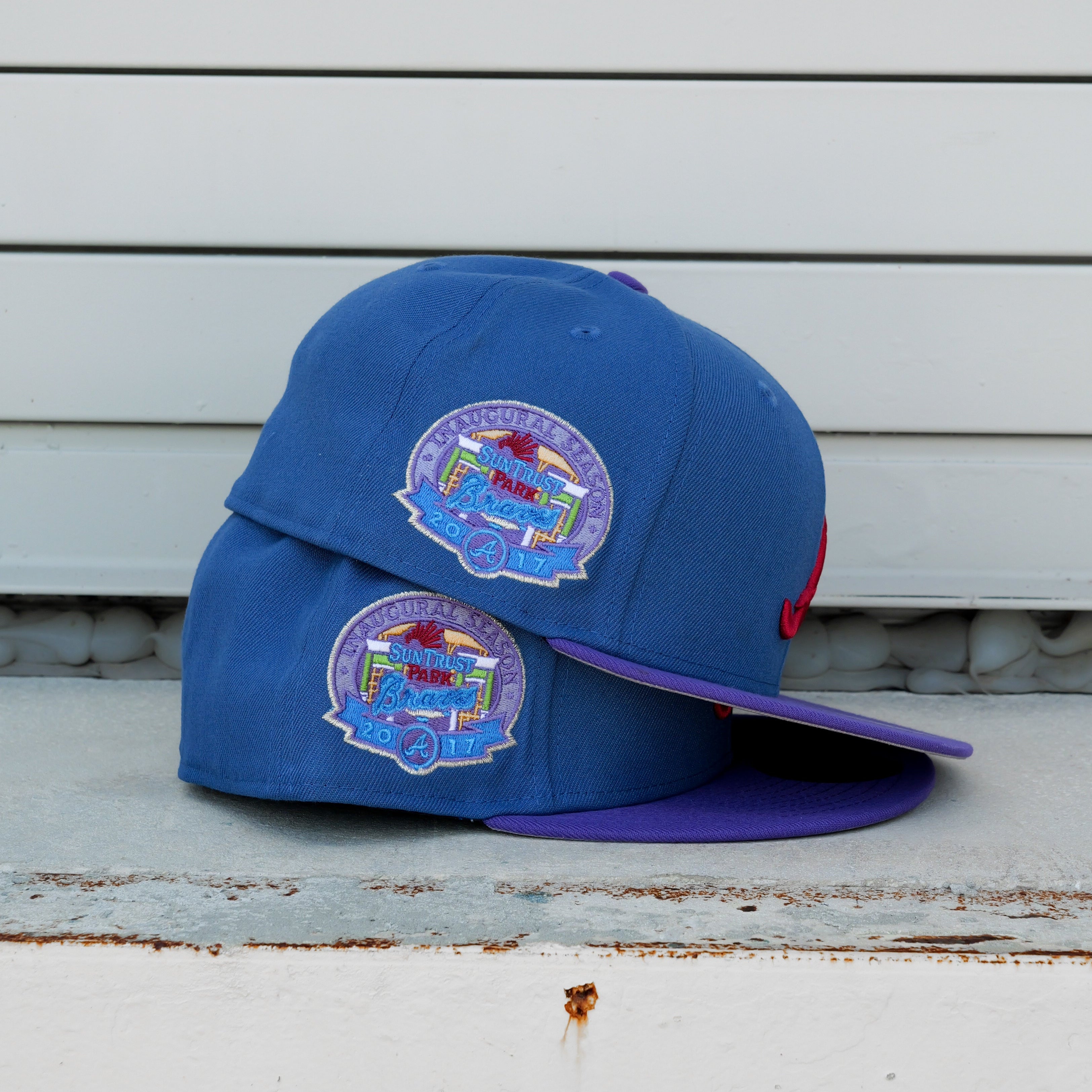 New Era Atlanta Braves 2017 Inaugural Season Side Patch Fitted - New Era