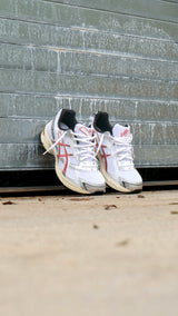 Mens Asics Gel-1130 (White/Desert Red)