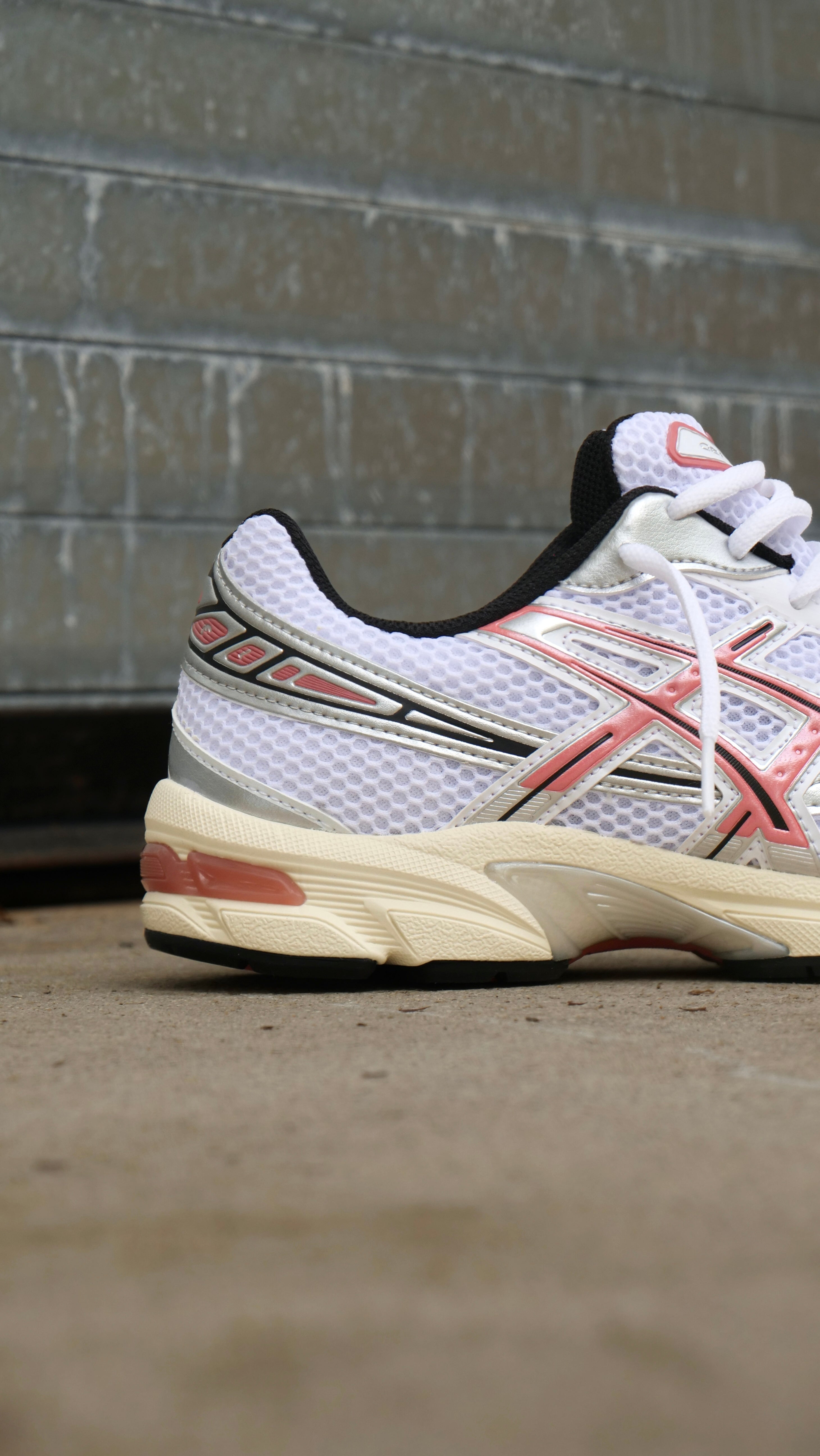 Mens Asics Gel-1130 (White/Desert Red)