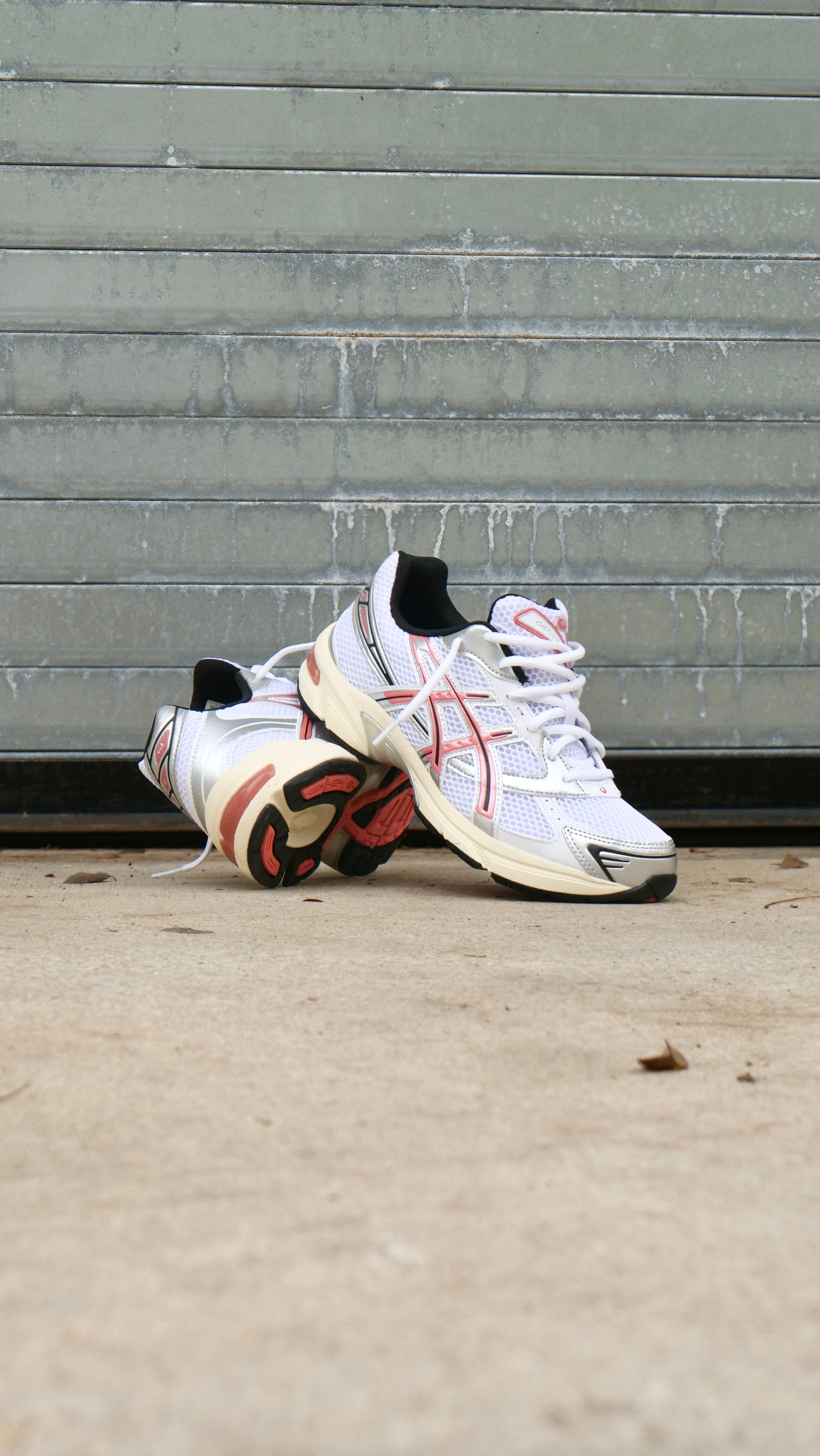 Mens Asics Gel-1130 (White/Desert Red)