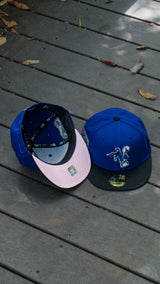 New Era Indianapolis Colts NFL Draft 1998 Pink UV (Royal/Black) 59Fifty Fitted