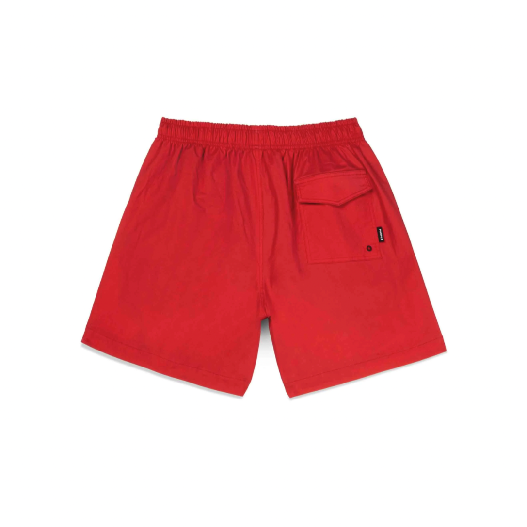 Purple Brand Uppercut All Around Shorts (Red) - PURPLE BRAND