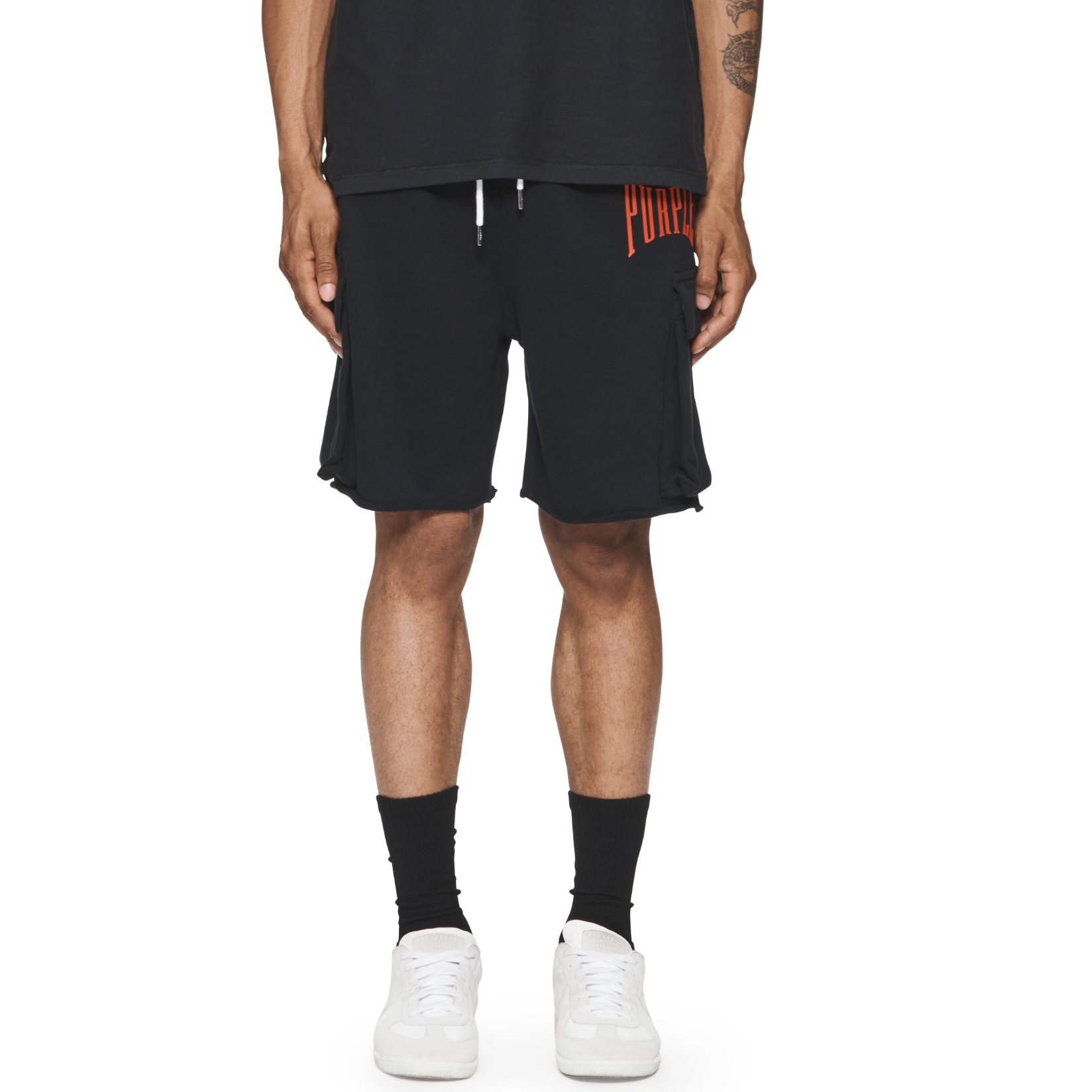 Purple Brand Fleece Cargo Sweatshorts - PURPLE BRAND