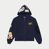 Godspeed Squadron Zip Up Hoodie (Navy)