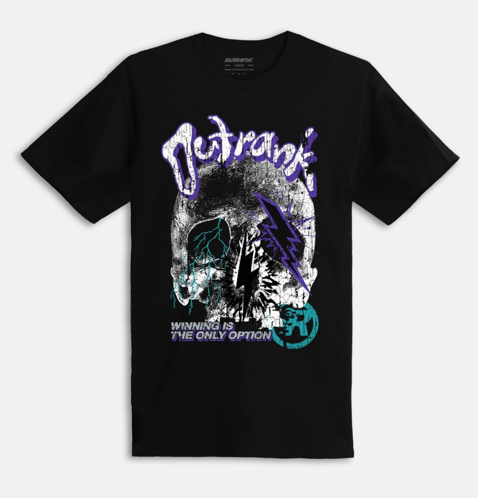 Outrank The Only Option T-shirt (Black) - Outrank