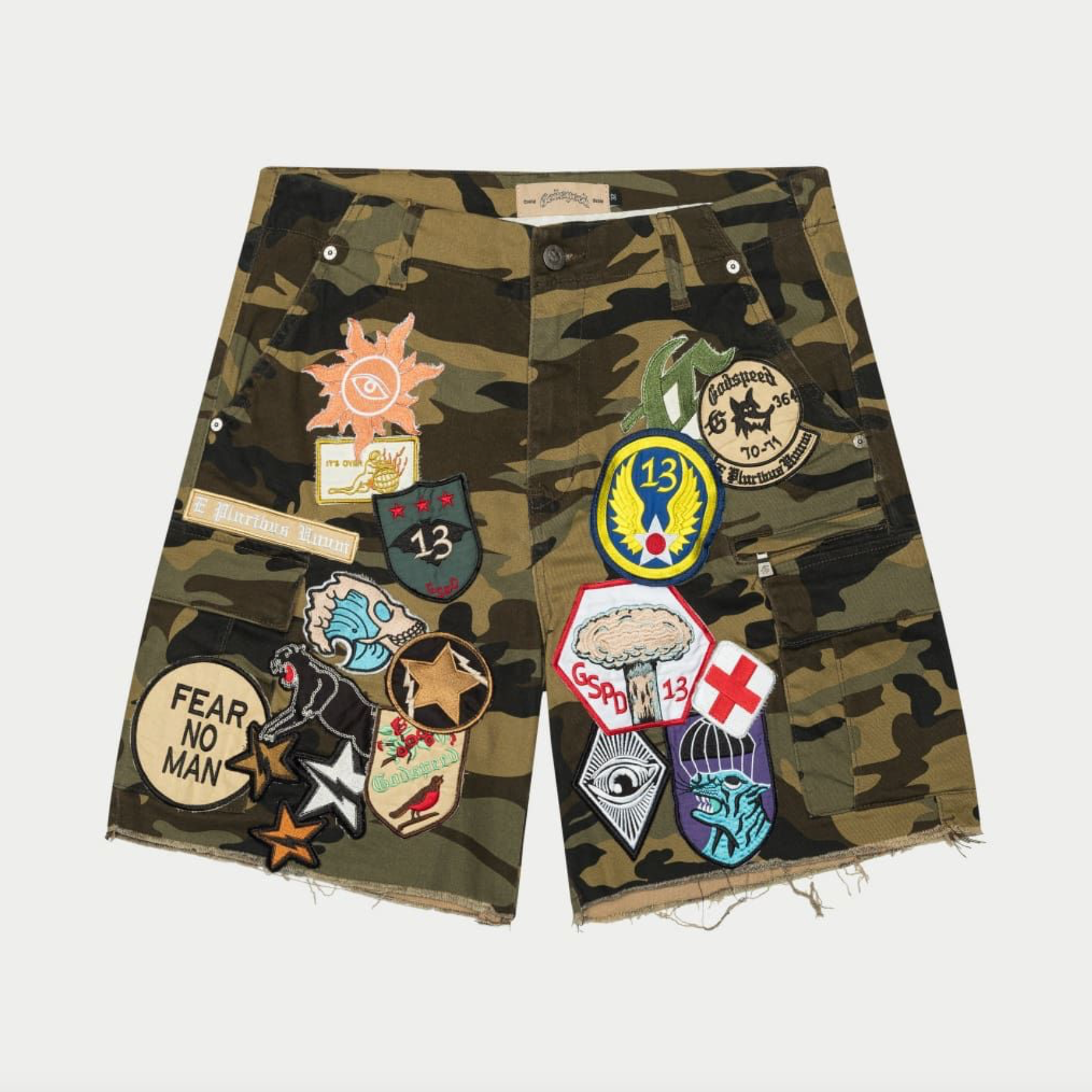 Godspeed Patchwork Cargo Shorts - Godspeed