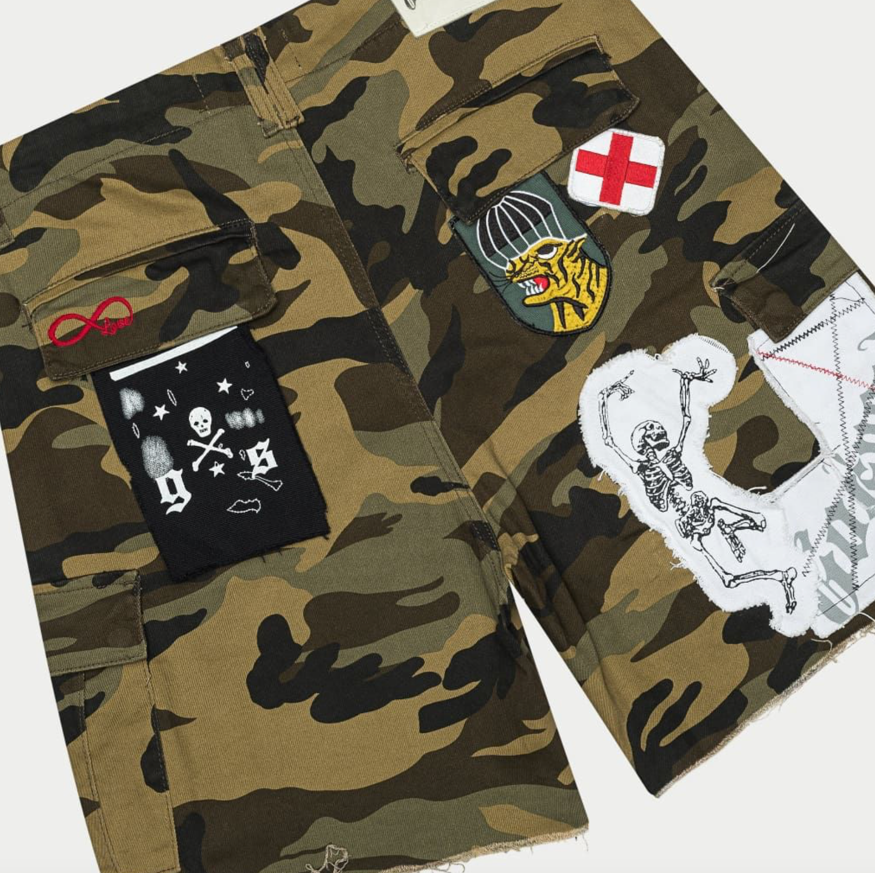 Godspeed Patchwork Cargo Shorts - Godspeed