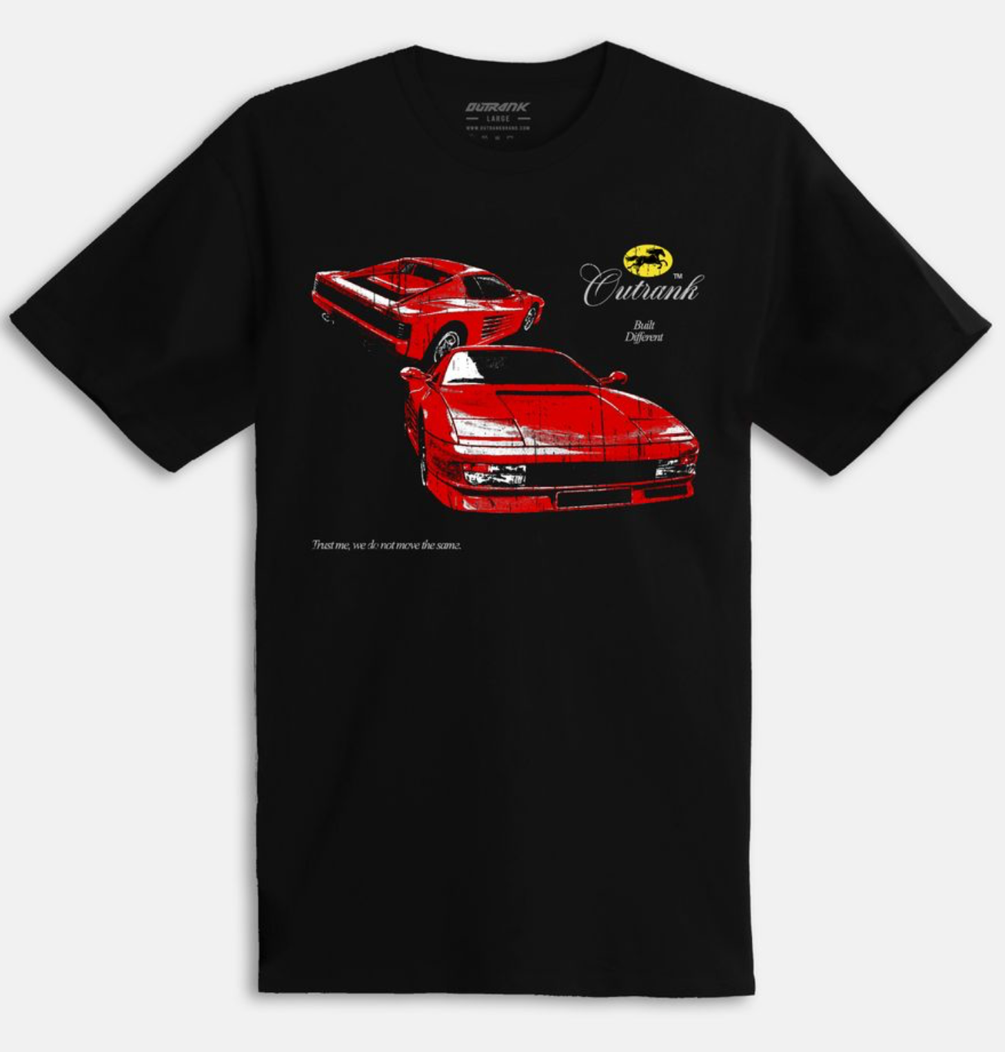 Outrank Built Different T-shirt (Black) - Outrank