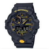 Casio G-Shock GA700CY-1A Black and Yellow Watch - Casio