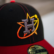 New Era Houston Astros 60th Anniversary Hawaii Orange UV (Black/Scarlet) - New Era