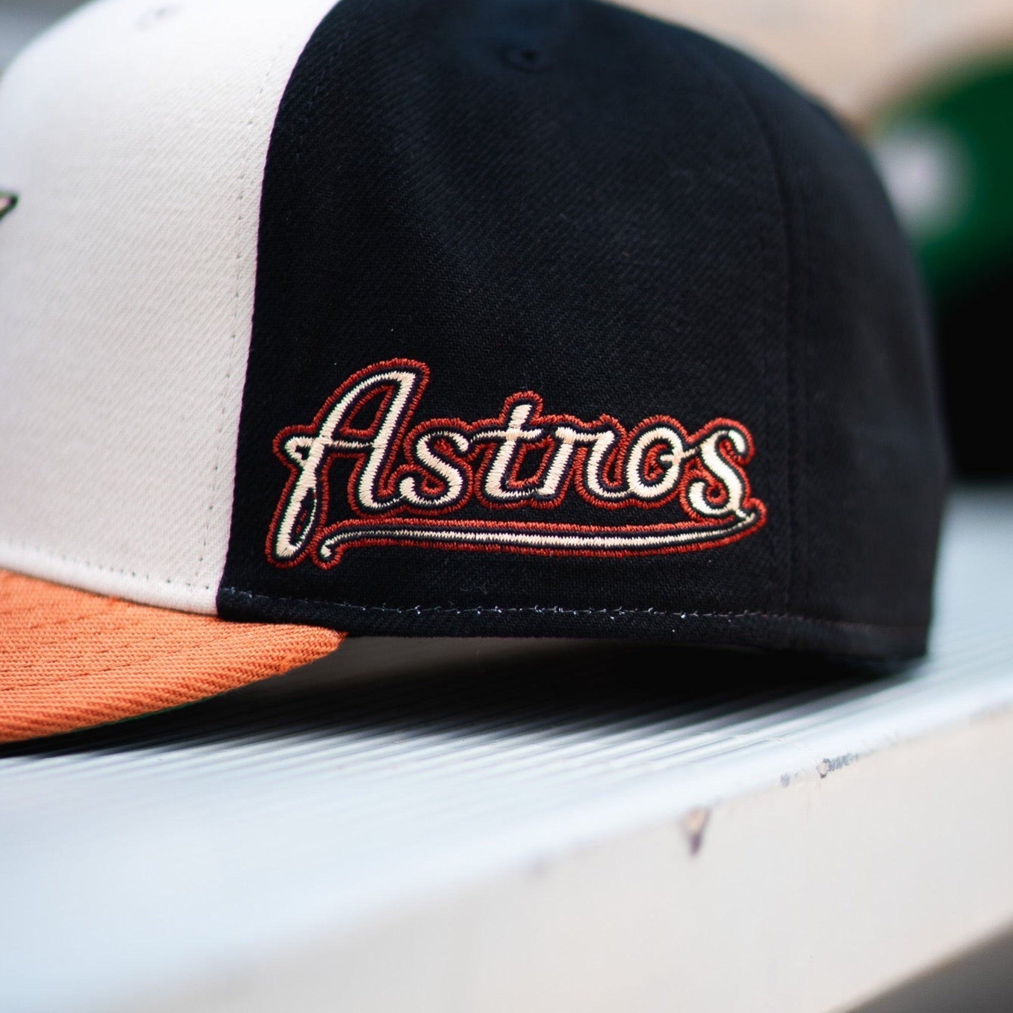 Mitchell N Ness Coop Houston Astros Homefield Fitted - Mitchell & Ness