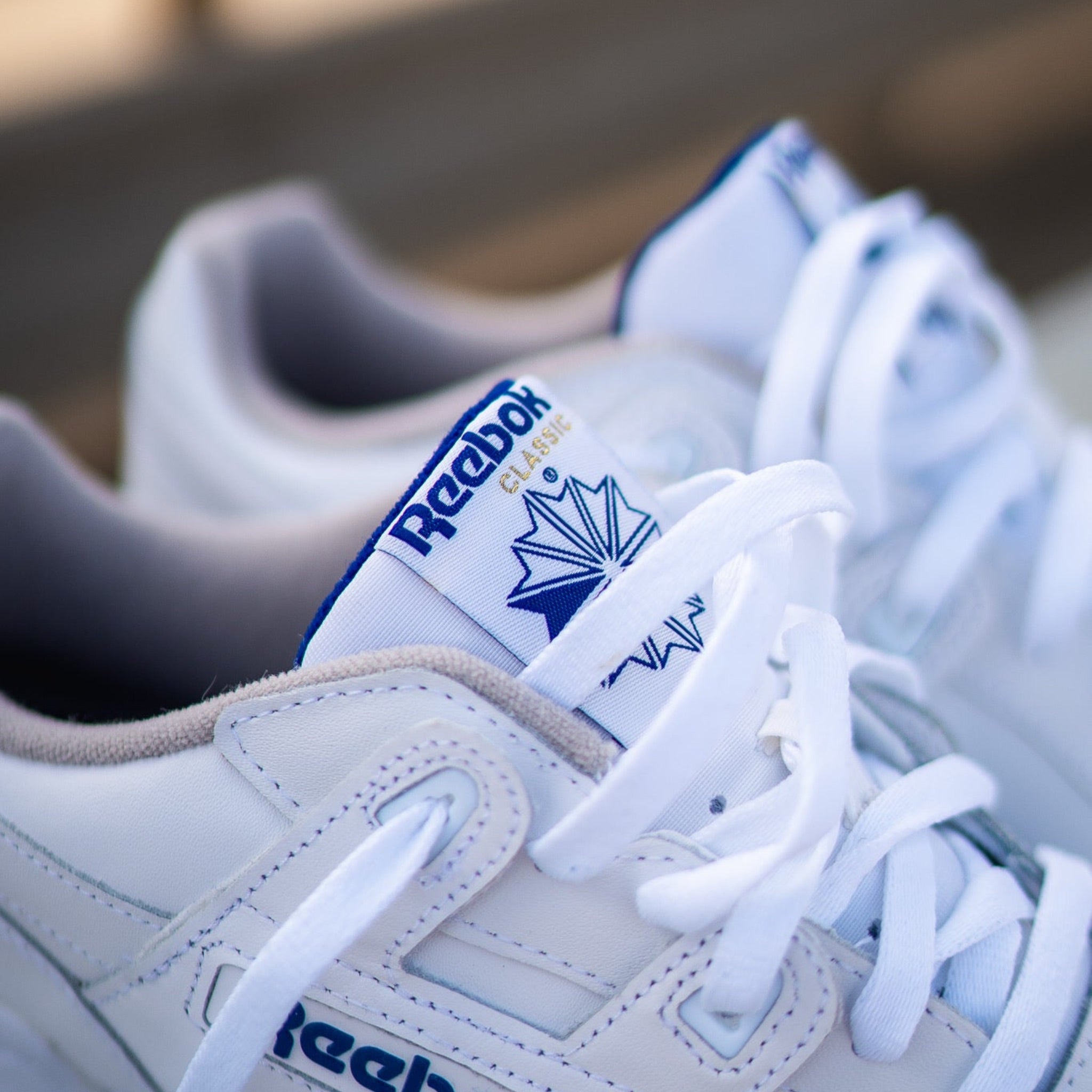 Reebok Workout Plus (White/Royal) - Reebok