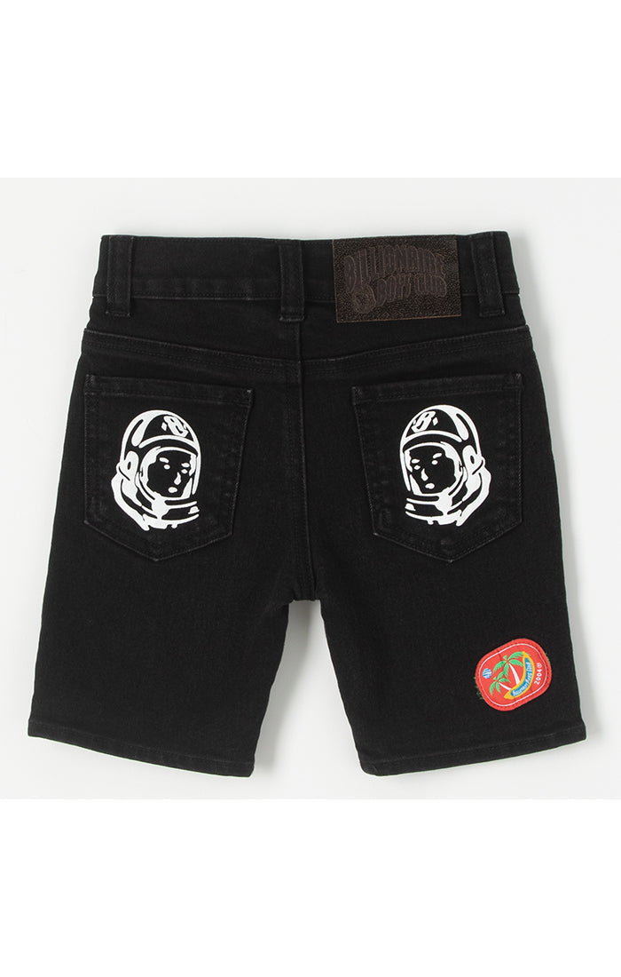 Kids' Billionaire Boys Club "Pomelo" jean shorts (Black) - Billionaire Boys Club