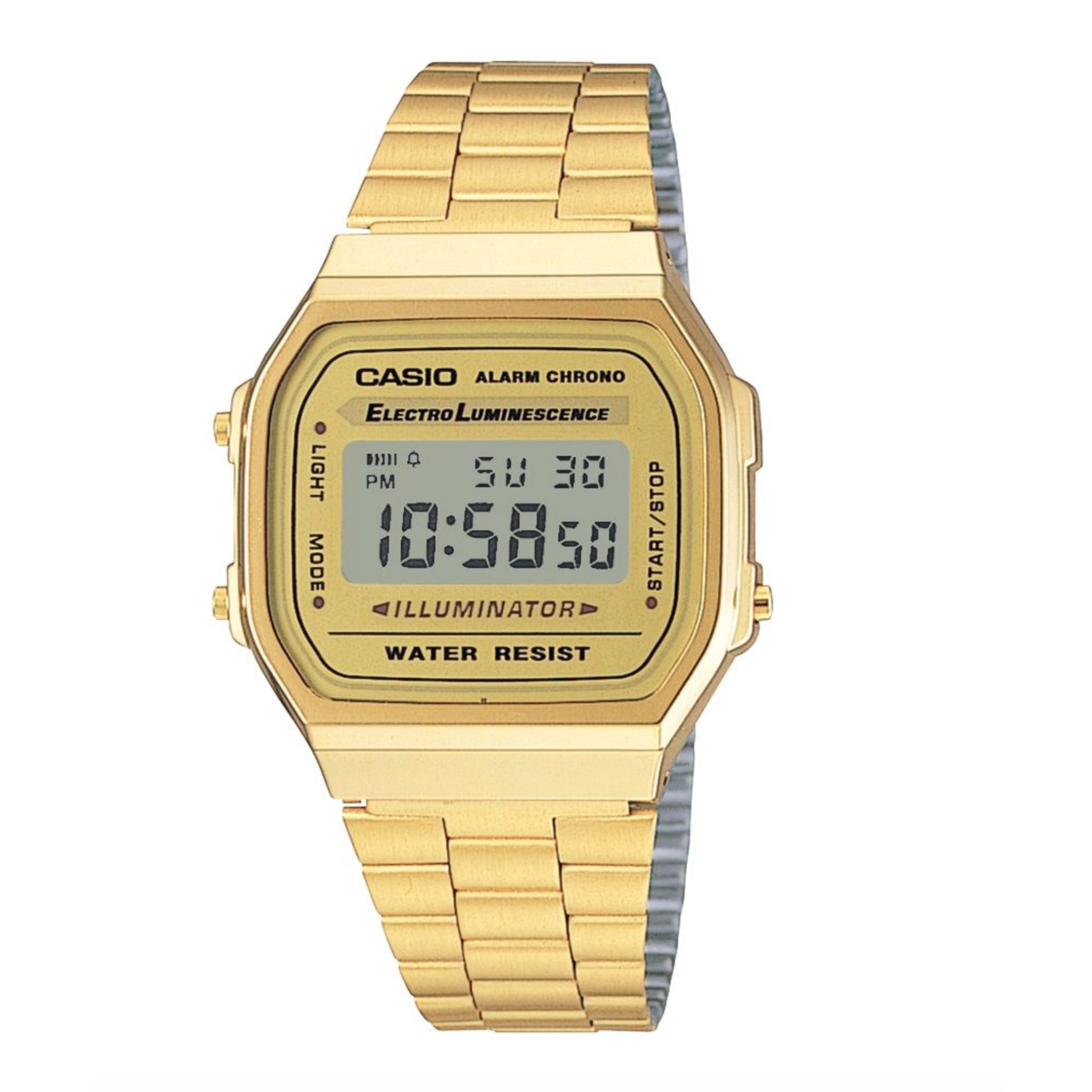 Casio Vintage A168WG-9VT Gold Digital Watch - Casio