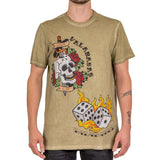 VALABASAS TATSHOP5 VINTAGE TEE (OLIVE) - VALABASAS