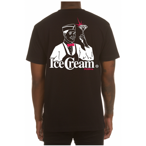 Icecream Bling Tee (Black) - Ice Cream