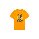 Kid's Psycho Bunny Courtlandt Tee (Yukon Gold) - Psycho Bunny